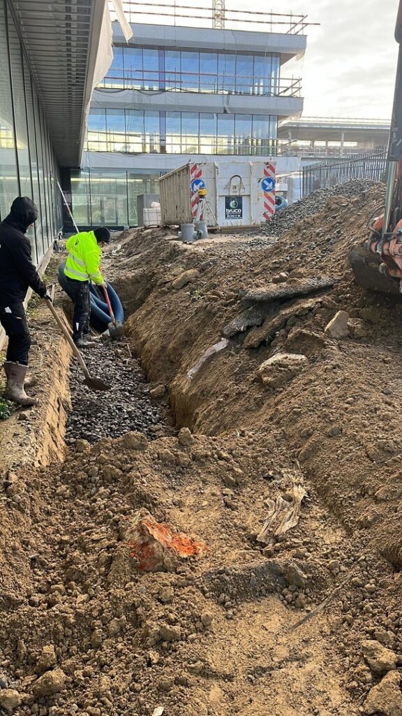 wegenwerken en rioleringswerken